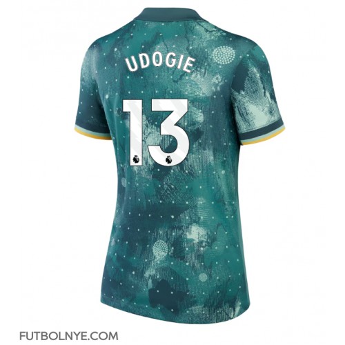 Camiseta Tottenham Hotspur Destiny Udogie #13 Tercera Equipación para mujer 2024-25 manga corta